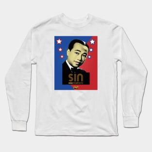 Khmer Pop Star Sin Sisamuth Long Sleeve T-Shirt